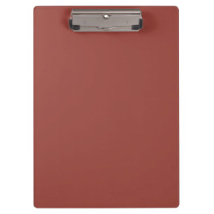 Solide Cognac-Farbe Minimalistisch Schlicht Modern Klemmbrett