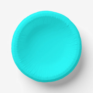 Solide Cyan 7 Zoll Papier Schüssel für Partys und Pappteller