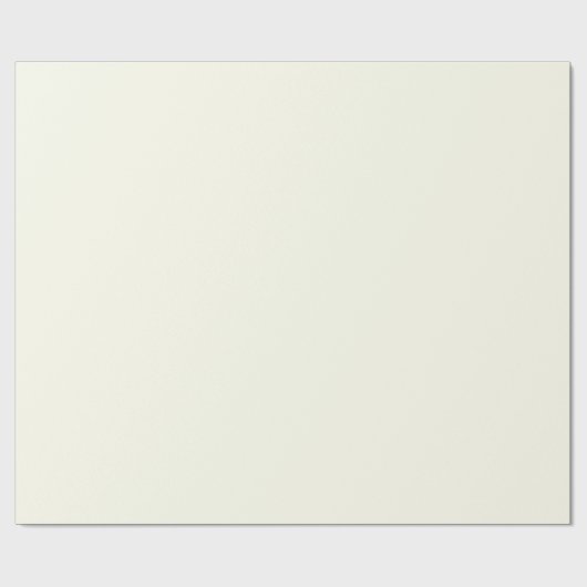Solide Elfenbeinfarbene Minimalistische Moderne Geschenkpapier (Flach)