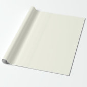 Solide Elfenbeinfarbene Minimalistische Moderne Geschenkpapier (Ungerollt)