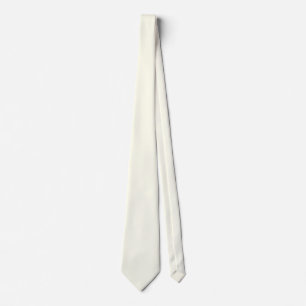 Solide Elfenbeinfarbene Minimalistische Moderne Krawatte