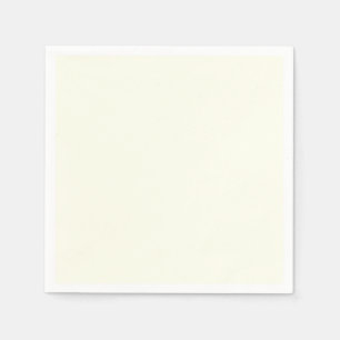 Solide Elfenbeinfarbene Minimalistische Moderne Serviette