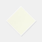 Solide Elfenbeinfarbene Minimalistische Moderne Serviette (Ecke)