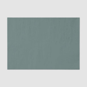 Solide Eukalyptus-grüne Farbe Hex# 5B7570 Seidenpapier