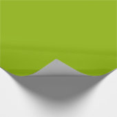 Solide Farbe: Apfelgrün Geschenkpapier (Ecke)