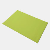 Solide Farbe Avocado hellgrün Fußmatte (Schrägansicht)