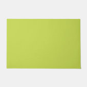 Solide Farbe Avocado hellgrün Fußmatte (Vorderseite)