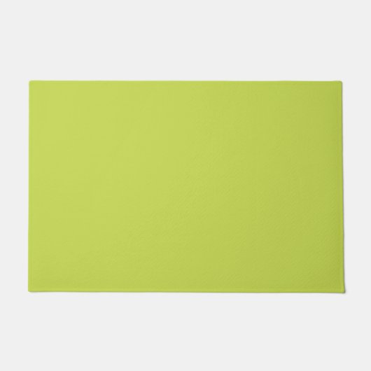 Solide Farbe Avocado hellgrün Fußmatte (Vorderseite)