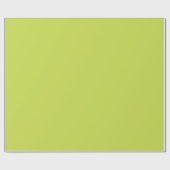 Solide Farbe Avocado hellgrün Geschenkpapier (Flach)