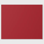Solide Farbe: Cranberry Red Geschenkpapier (Flach)