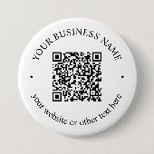 Solide Farbe der reinen weißen Vorlage Button (Vorderseite)