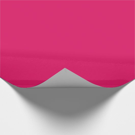 Solide Farbe: Himbeere Geschenkpapier (Ecke)