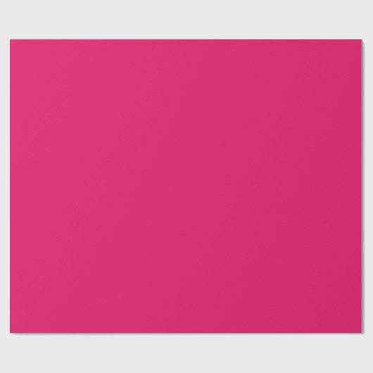 Solide Farbe: Himbeere Geschenkpapier (Flach)