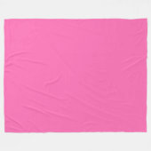 Solide Farbe: Hot Pink #2 Fleecedecke (Vorderseite (Horizontal))