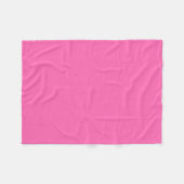 Solide Farbe: Hot Pink #2 Fleecedecke (Vorderseite (Horizontal))