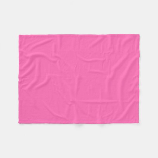 Solide Farbe: Hot Pink #2 Fleecedecke (Vorderseite (Horizontal))