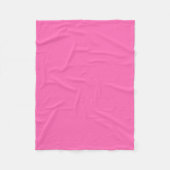 Solide Farbe: Hot Pink #2 Fleecedecke (Vorderseite)