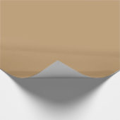 Solide Farbe: Kamelbraun Geschenkpapier (Ecke)