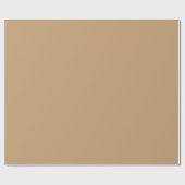 Solide Farbe: Kamelbraun Geschenkpapier (Flach)