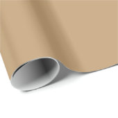 Solide Farbe: Kamelbraun Geschenkpapier (Rolleneckpunkt)