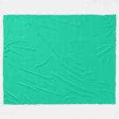 Solide Farbe: Karibik grün Fleecedecke (Vorderseite (Horizontal))