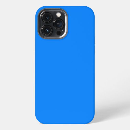Solide Farbe lebhaft blau iPhone Hülle (Rückseite)