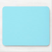 Solide Farbe Licht Weiches Aqua Blau Mousepad (Vorne)