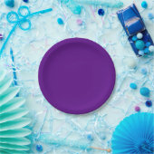 Solide Farbe: Lila Pappteller (Party)