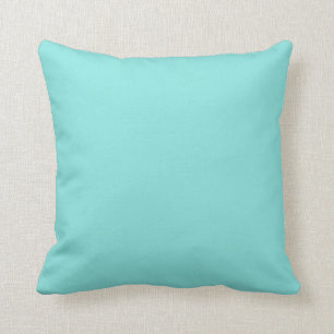 Solide Farbe mild aquamarin Türkis Kissen