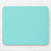 Solide Farbe mild aquamarin Türkis Mousepad (Vorne)