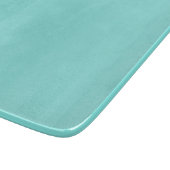 Solide Farbe mild aquamarin Türkis Schneidebrett (Ecke)