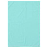 Solide Farbe mild aquamarin Türkis Tischdecke (Vorderseite)