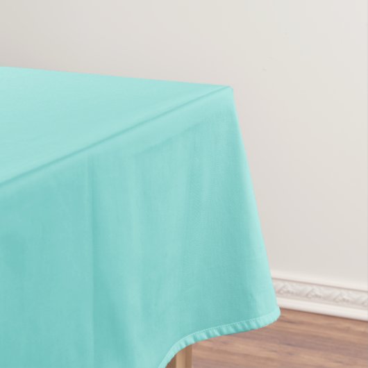Solide Farbe mild aquamarin Türkis Tischdecke (Beispiel)