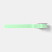 Solide Farbe: Minze Satinband (Vorderseite)