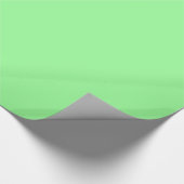 Solide Farbe: Minzgrün Geschenkpapier (Ecke)