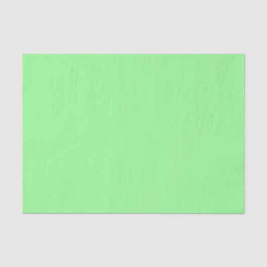 Solide Farbe: Minzgrün Seidenpapier (Vorderseite)