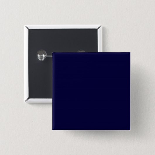 Solide Farbe: Navy Blue Button (Vorne & Hinten)