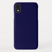 Solide Farbe: Navy Blue Case-Mate iPhone Hülle (Rückseite)