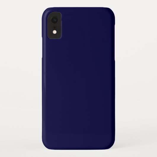 Solide Farbe: Navy Blue Case-Mate iPhone Hülle (Rückseite)