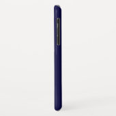 Solide Farbe: Navy Blue Case-Mate iPhone Hülle (Hinten/Links)