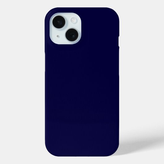 Solide Farbe: Navy Blue Case-Mate iPhone Hülle (Rückseite)