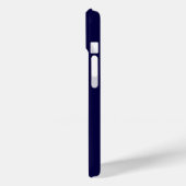 Solide Farbe: Navy Blue Case-Mate iPhone Hülle (Rückseite / Links)
