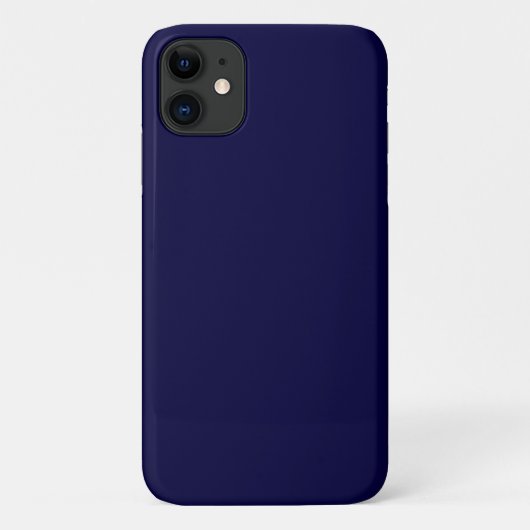 Solide Farbe: Navy Blue Case-Mate iPhone Hülle (Rückseite)