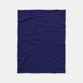 Solide Farbe: Navy Blue Fleecedecke (Vorderseite)