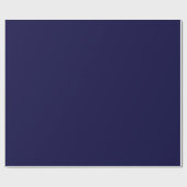 Solide Farbe: Navy Blue Geschenkpapier (Flach)