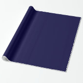 Solide Farbe: Navy Blue Geschenkpapier (Ungerollt)