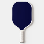 Solide Farbe: Navy Blue Pickleball Paddel Schläger (Rückseite)