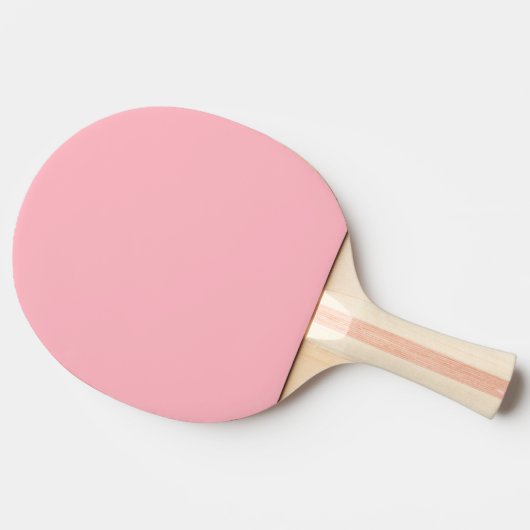 Solide Farbe: Rosa Tischtennis Schläger (Seitenansicht)