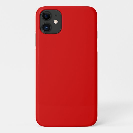 Solide Farbe: rot Case-Mate iPhone Hülle (Rückseite)