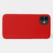Solide Farbe: rot Case-Mate iPhone Hülle (Rückseite (Horizontal))